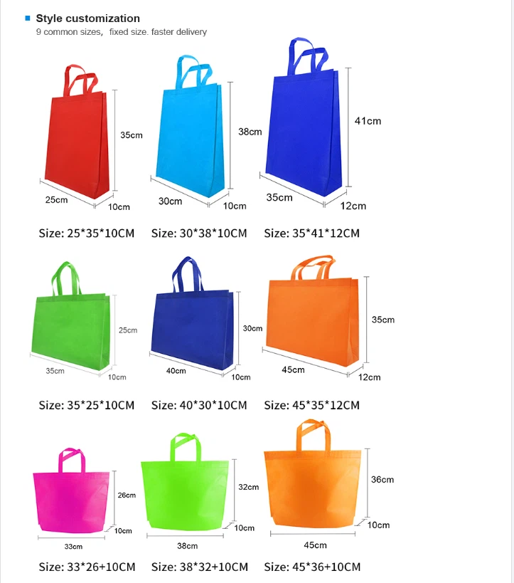 Eco Friendly Recyclable Nonwoven Tote Bag